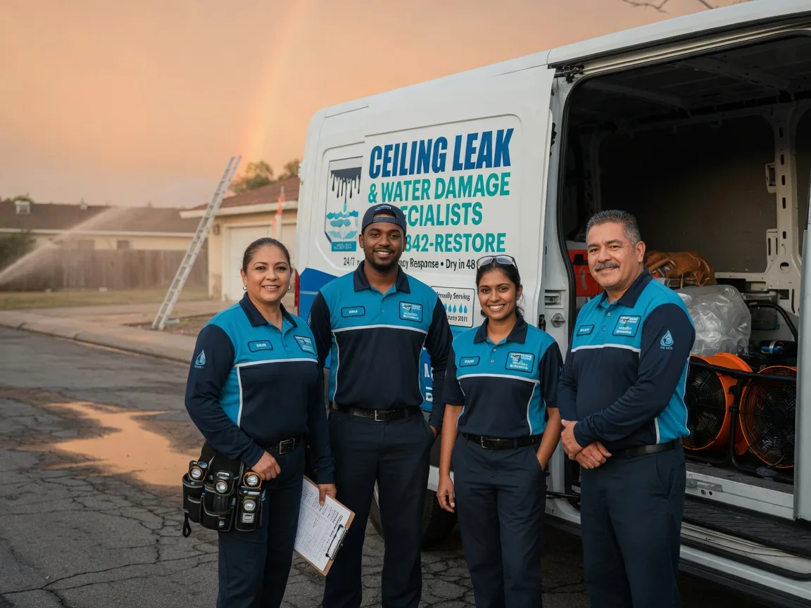 Ceiling Leak Cleanup company in Beach Lake, PA