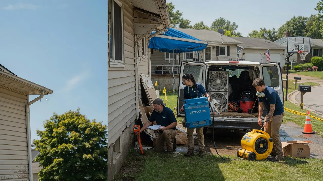 Ceiling Leak Cleanup in Beach Lake, PA near me